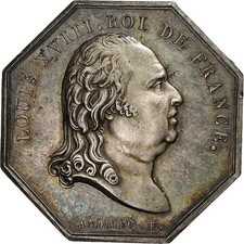 France, Jeton, Louis XVIII