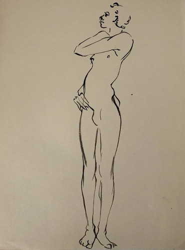 Très beau dessin féminin - très,