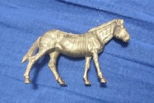 Jouet Ancien LESSIVE OMO - Grand Zèbre Bronze - Plastique 