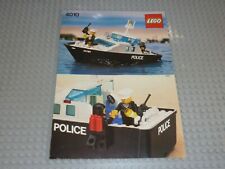 LEGO Notice de Montage Instruction Set 4010-1: Police Rescue Boat