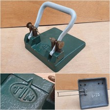 Ancienne perforatrice de table TIM en métal Déco Bureau Collection Industriel