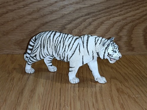 Figurine tigre blanc pvc - figurine,