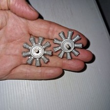 meccano CONSTRUCTEUR D'AVION 2 moteurs rotatifs  diam 37 mm  p43 originaux