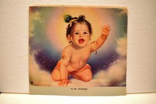 Vintage Lithographie Imprimé Balmukund Balakrishna Calendrier Art Peinture