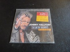 CD SINGLE 2 TITRES + CLIP "JOHNNY HALLYDAY : LA LOI DU SILENCE version collector