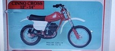 lot 2 CALES PIEDS LEM 50CC CINNO CROSS 1978 MINIBIKE FRANCO MORINI