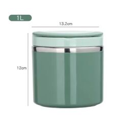 Boîte A Lunch Isotherme  Capacité 1 Litre. En Acier Inoxydable. 