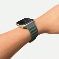 Bracelet de montre en silicone PU pour Apple Watch 38/40/41mm 42/44/45mm