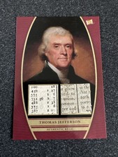2024 Pieces of the past relic Thomas Jefferson DR-TJ