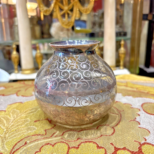 Ancien petit vase boule - , a