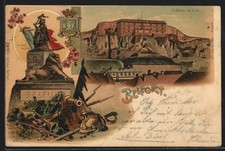 Lithographie Belfort, Chateau