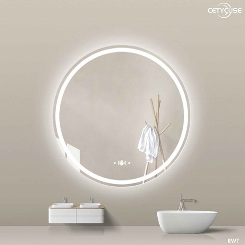 Round led bathroom mirror - led,