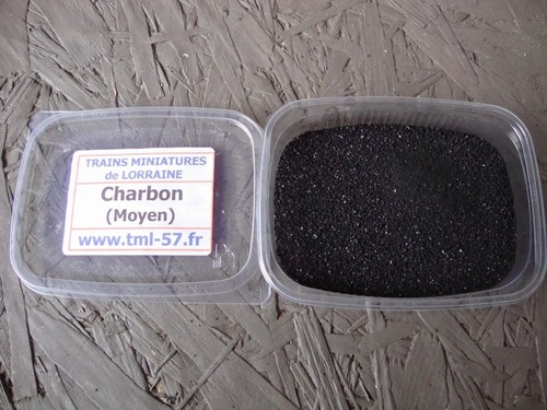 Décor charbon naturel o - charbon, ho