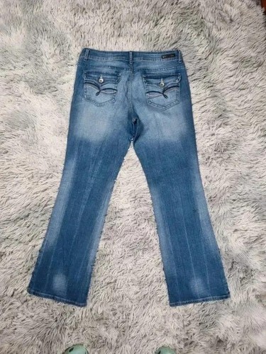 Jeans évasé femme - brodé, y2k