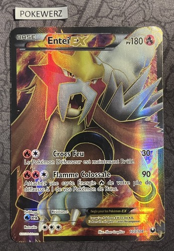 Carte pokémon entei - pokémon, ex