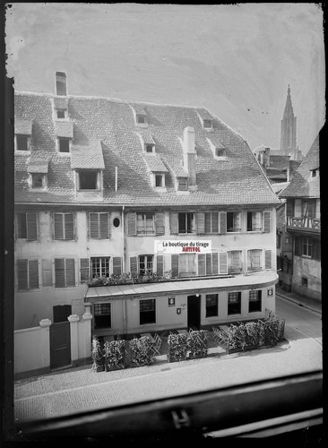 Plaque verre photo - , ancienne