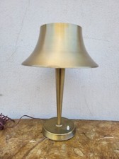 J Perzel, Lampe De Table En Laiton, XXème Siècle