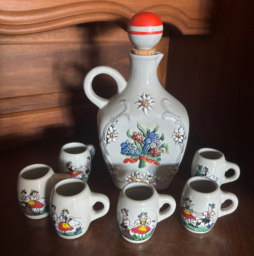Service liqueur carafe - carafe, en