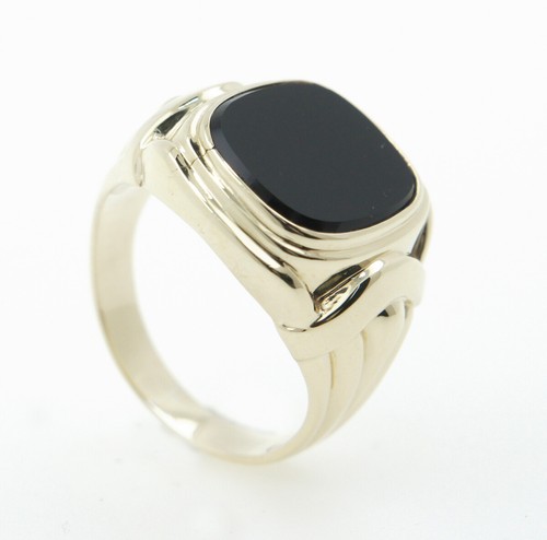 Bague homme chevalière - homme, onyx