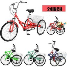 H&ZT Folding Tricycles 7 Speed