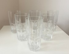 Ensemble de 6 verres à orangeade en Cristal