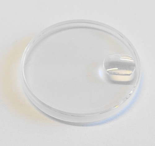 Verre montre rond - montre, plat