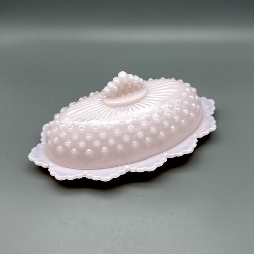 Mosser glass pink - oval, butter