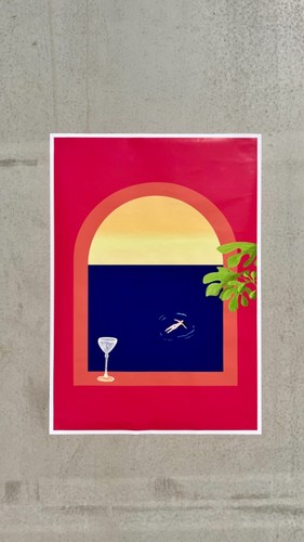 Affiche une fenêtre - fenêtre, sur