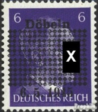 döbeln (Saxe) 1a (complète.Edition.) neuf avec gomme originale 1945 Local surcha