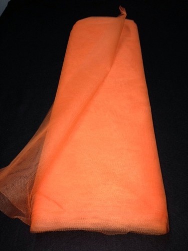 Tulle mariage orange - orange, rigide