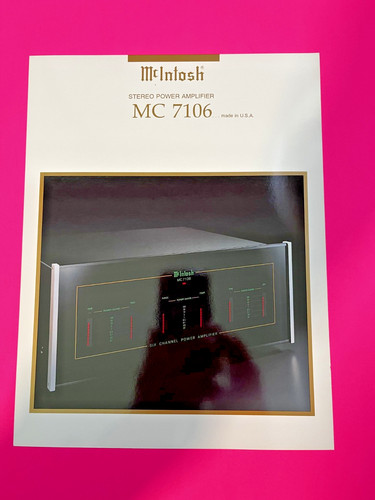 Mcintosh mc7106 power - mcintosh, amp