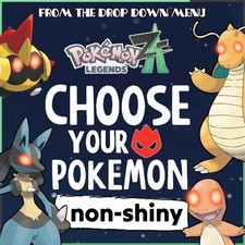 Choisir Votre Non Brillant Alpha Pokemon Max 6IV Legends Z-A Bas Level Za