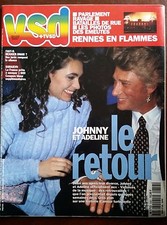 VSD n°858 du 10/2/1994; Johnny et Adeline/ Robin Williams/ Michel Montignac