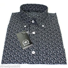 Relco Hommes Noir Gris Manche