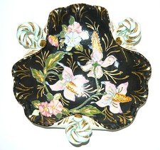 Coupe ancienne, plat, vide-poche, céramique italienne Arte Veneziana