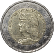 Monaco - 2 Euros, Lucien Ier