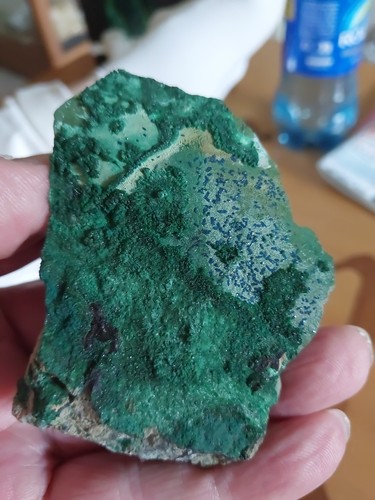 88g cornetite sur malachite - 88g.,
