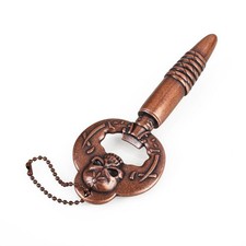 Bouteille en laiton rétro vin