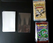 LOT 400 POCHETTE PROTÈGE BOOSTER SLEEVES - PROTECTION POUR PAQUET CARTE POKÉMON