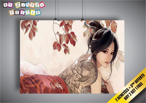 Poster geisha tatoo tatto - poster,