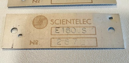 Original metal logo - , scientelec