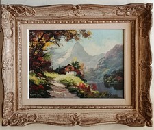 1960's Huile sur toile 4F