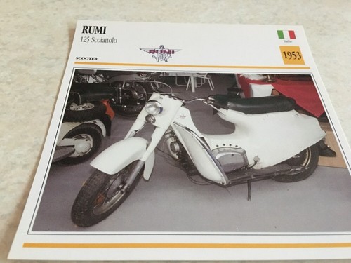 Carte moto rumi scooter 125 - carte,