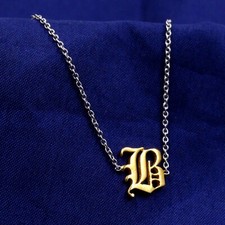 Collier bicolore plaqué or