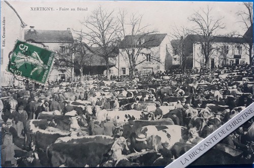 Cpa xertigny foire au - xertigny, la