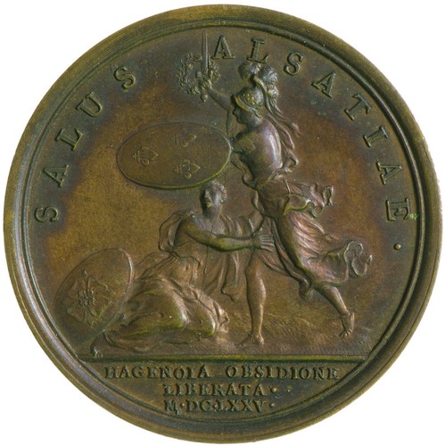 Médaille louis xiv levée - louis, du