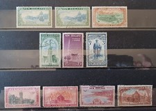 NEW-ZEALAND-1947-50- lot 10 timbres  neufs et oblitérés  Y&T# entre 297 et 312