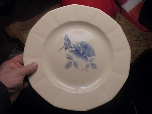 Ancienne grand plat rond - ancienne,