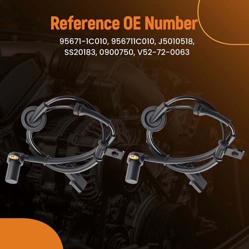 Abs speed sensor front - 2x, for