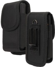 Noir Toile Étui Pochette